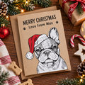 Personalised Dog Breed Christmas Card
