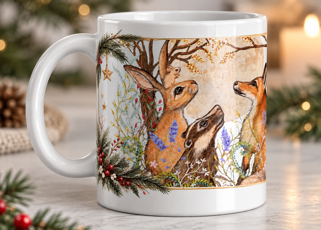 Meet Me at Midnight Christmas Mug – Oh-My x Scribbles With Love