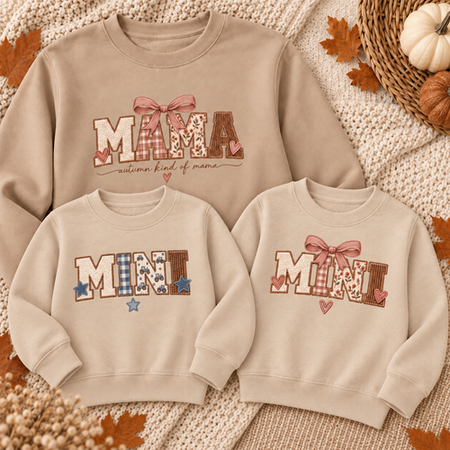 Autumn Mini Sweatshirt – Blue Tractor Design