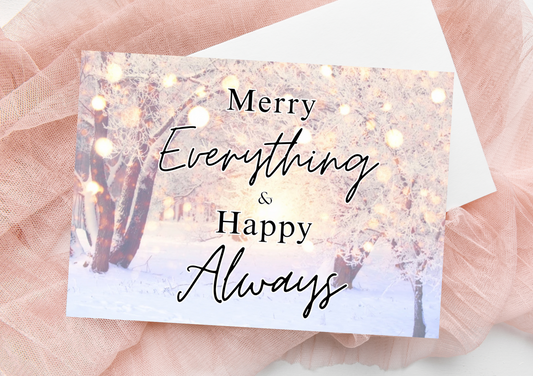 Merry Everything Cards - Pack of 4