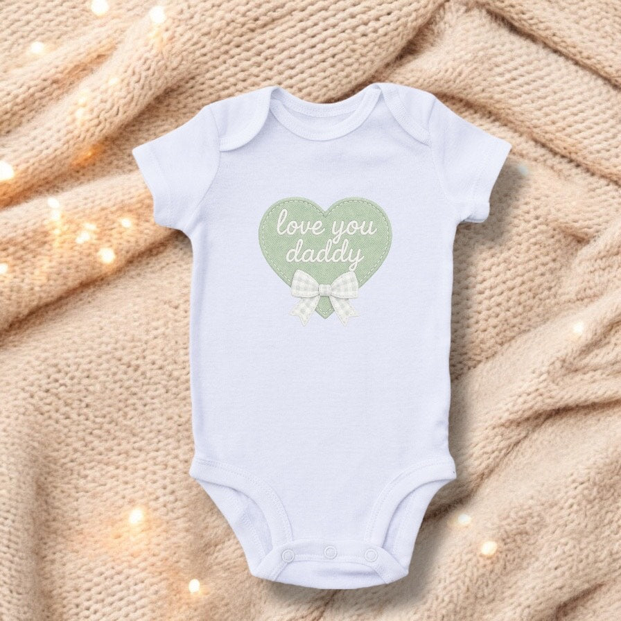 'Love you daddy' Baby Vest