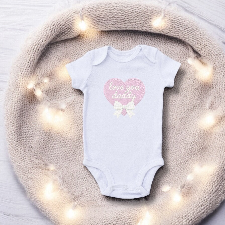 'Love you daddy' Baby Vest