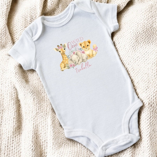 Wild One - Pink Birthday Vest