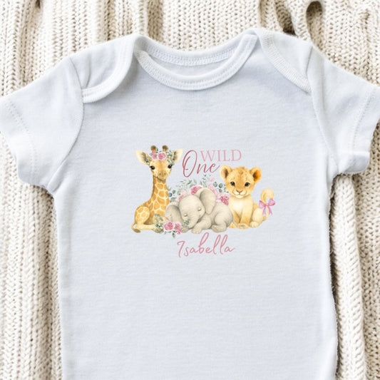 Wild One - Pink Birthday Vest
