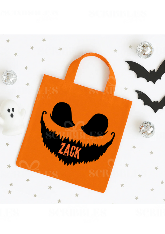 Skeleton - Personalised Trick or Treat Bag