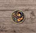 Hare In The Moon - Gold Pin