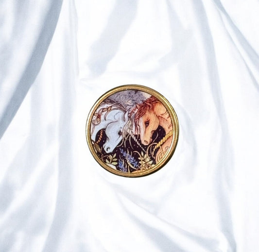 Magical Unicorn Gold Pin